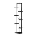 7 Tiers Bamboo Plant Stand Staged Flower Shelf Rack Outdoor Garden