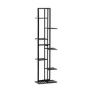 7 Tiers Bamboo Plant Stand Staged Flower Shelf Rack Outdoor Garden