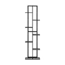 7 Tiers Bamboo Plant Stand Staged Flower Shelf Rack Outdoor Garden