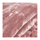 800Gsm Heavy Double Sided Queen Faux Mink Blanket Pink