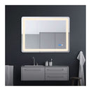 80X60Cm Bathroom Led Light Makeup Wall Mirror Touch Anti Fog