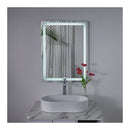 80X60Cm Bathroom Led Light Makeup Wall Mirror Touch Anti Fog