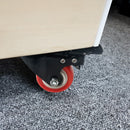 8 x 2inch Polyurethane Castor Wheels Swivel and 4 with brake