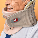 Neck Traction Air Decompression Support Brace Cervical Collar Hand Pump