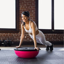 Yoga Balance Trainer Exercise Ball for Arm Leg Core Workout with Pump 2 Resistance Bands