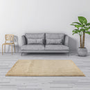 200x140cm Floor Rugs Large Shaggy Rug Area Carpet Bedroom Living Room Mat Beige