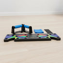 9 in 1 Push Up Board Yoga Bands Fitness Workout Train Gym Exercise Pushup Stand