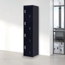 4 Door Vertical Locker for Office Gym Shed School Home Storage
