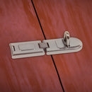 Security Lock Hardened Steel Fixed Staple Hasp 6 1/4 in. L