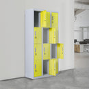 12 Door Locker for Office Gym Shed School Home Storage Padlock operated