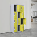 12 Door Locker for Office Gym Shed School Home Storage 3 Digit Combination Lock
