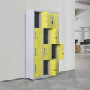 12 Door Locker for Office Gym Shed School Home Storage 4 Digit Combination Lock