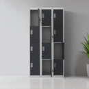 12 Door Locker for Office Gym Shed School Home Storage Standard Lock with Keys