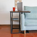 Sofa Side End Table Wooden Shelf Couch Living Nightstand