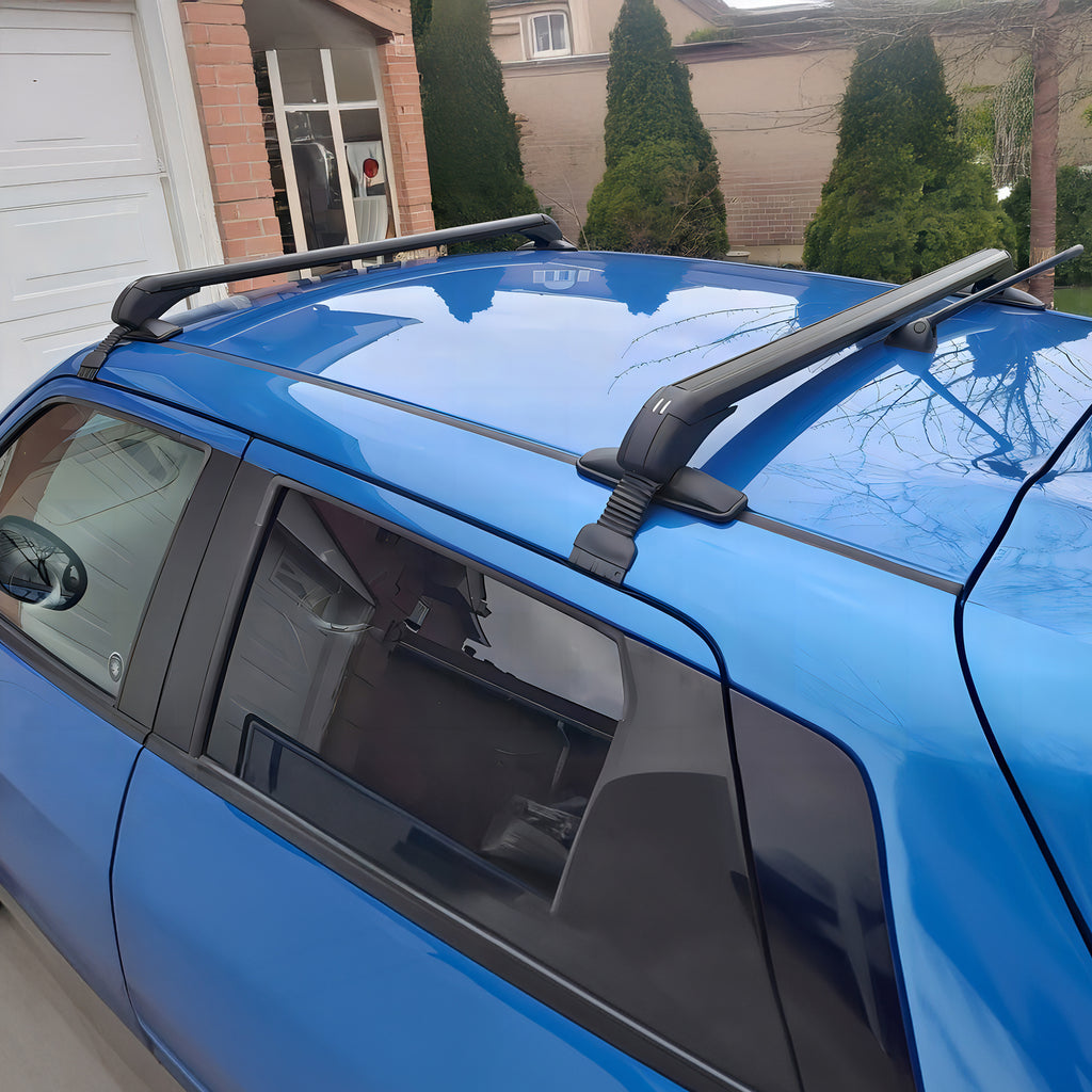 Lockable Aluminium Car Roof Rack Bars Without Rail Anti Theft Luggage ...