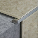 10 x Tile Trim Heavy Duty L Shaped Edge Aluminium 10mm