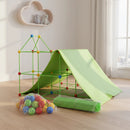 217pcs Kids Construction Fort Building Kit Castles 3D Play House Tent Toys