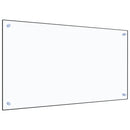 Kitchen Backsplash Transparent 90x50 cm Tempered Glass