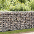 Gabion Basket with Lids Galvanised Wire 100 x 50 x 30 cm