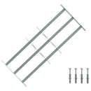 Adjustable Security Grille for Windows with 3 Crossbars 700-1050 mm
