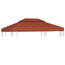 2-Tier Gazebo Top Cover 310 g/m¬≤ 4x3 m Terracotta