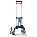 Foldable Stair Transport Trolley 70 kg Aluminium Silver