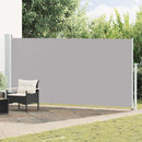 Patio Retractable Side Awning 180x500cm Grey