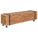 TV Stand 110x30x32.5 cm Solid Teak Wood