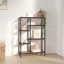 Book Shelf 80x30x120 cm Steel and Engineered Wood
