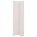 Double-Sided Garden Fence 90x400 cm White