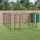 Outdoor Dog Kennel Steel 14.52 m¬≤