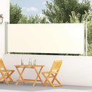 Patio Retractable Side Awning 117x600 cm Cream