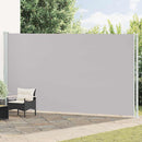 Patio Retractable Side Awning 220x600 cm Grey