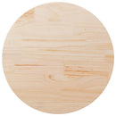 Table Top √ò80x2.5 cm Solid Wood Pine