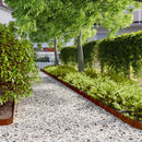 Lawn Edgings 10 pcs 10x103 cm Flexible Corten steel
