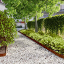 Lawn Edgings 50 pcs 10x103 cm Flexible Corten steel