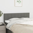 Headboards 2 pcs Dark Grey 72 cm Fabric