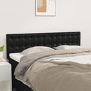 Headboards Black 144x5x78/88 cm Faux Leather
