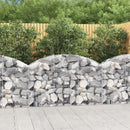 Arched Gabion Basket 150x30x80/100 cm Galvanised Iron