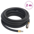 Hybrid Air Hose Black 0.6" 2 m Rubber and PVC