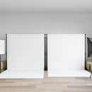 Backdrop Stands 2 pcs Black 305x243 cm Steel