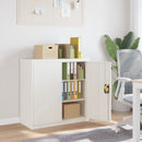 File Cabinet White 90x40x90 cm Steel