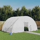 Greenhouse with Steel Frame White 24 m¬≤ 6x4x2.85 m
