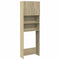 Washing Machine Cabinet Sonoma Oak 64x25.5x190 cm Engineered Wood