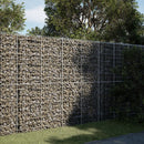 Gabion Basket with Cover 200x50x200 cm Galvanised Iron