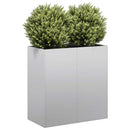 Planter 80x40x80 cm Galvanised Steel