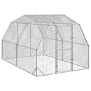 Chicken Run 2.5x4x2.25 m Galvanised Steel