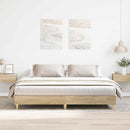 Bed Frame without Mattress Sonoma Oak 180x200cm Engineered Wood