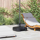 Parasol Base Black 45 x 45 x 29,5 cm High-density polyethylene