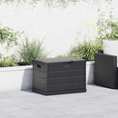 Garden Storage Box Anthracite 77,5 x 54,5 x 53 cm Plastic